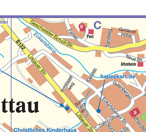Karte Zittau, 3. Auflage